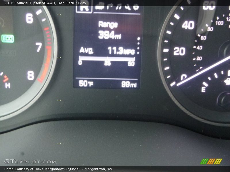 Ash Black / Gray 2016 Hyundai Tucson SE AWD