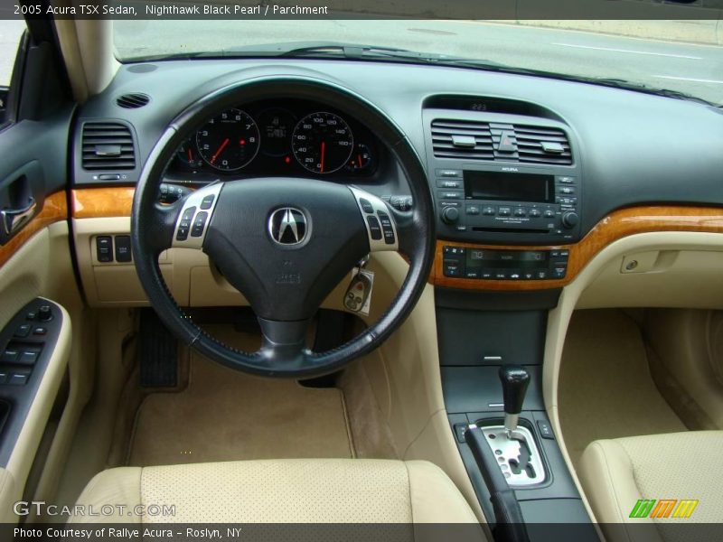 Nighthawk Black Pearl / Parchment 2005 Acura TSX Sedan