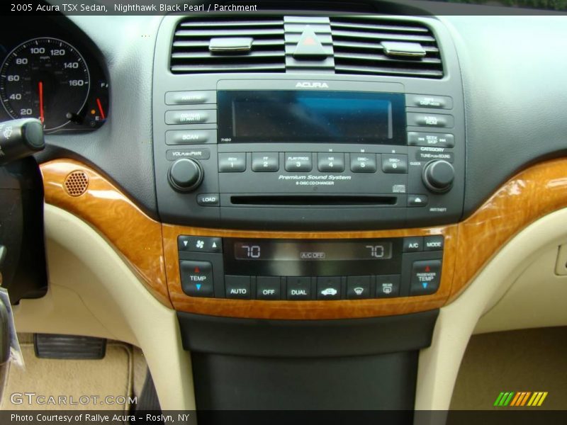 Nighthawk Black Pearl / Parchment 2005 Acura TSX Sedan