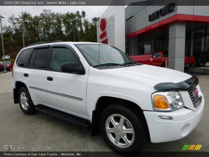 Summit White / Light Gray 2009 GMC Envoy SLE 4x4