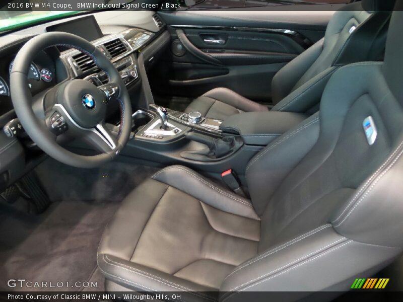 Black Interior - 2016 M4 Coupe 
