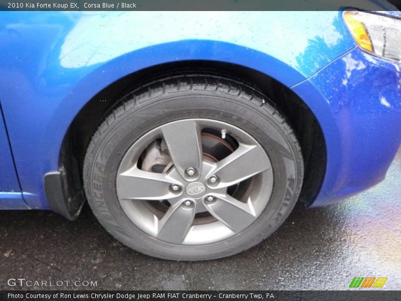 Corsa Blue / Black 2010 Kia Forte Koup EX