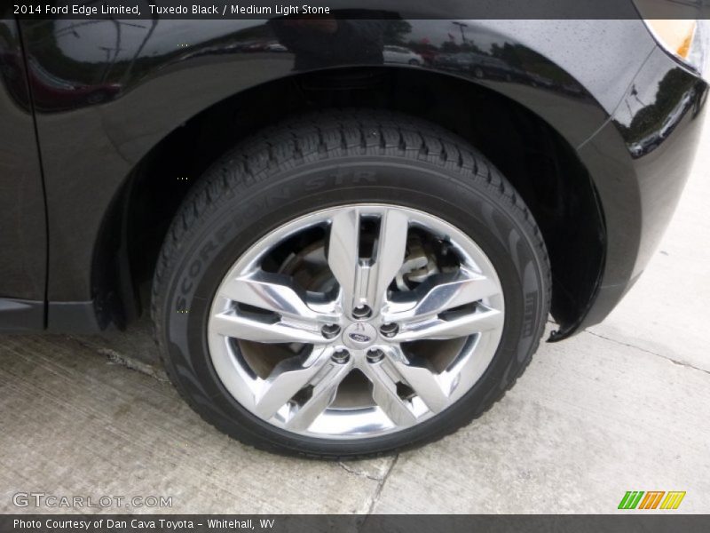 Tuxedo Black / Medium Light Stone 2014 Ford Edge Limited