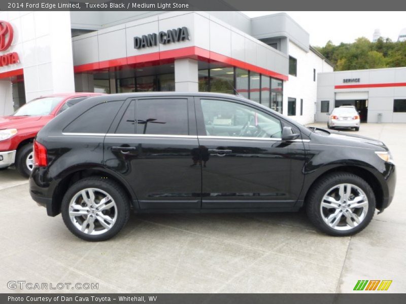 Tuxedo Black / Medium Light Stone 2014 Ford Edge Limited