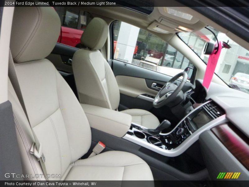 Tuxedo Black / Medium Light Stone 2014 Ford Edge Limited