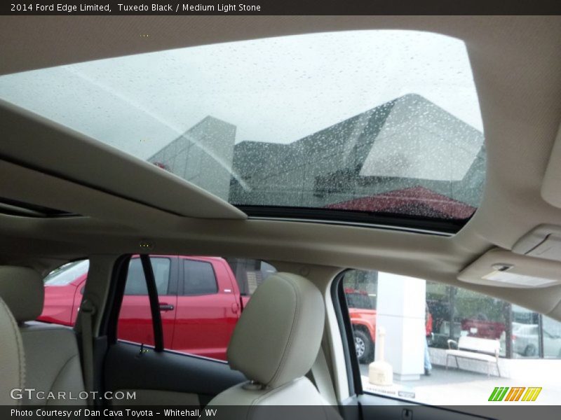 Tuxedo Black / Medium Light Stone 2014 Ford Edge Limited