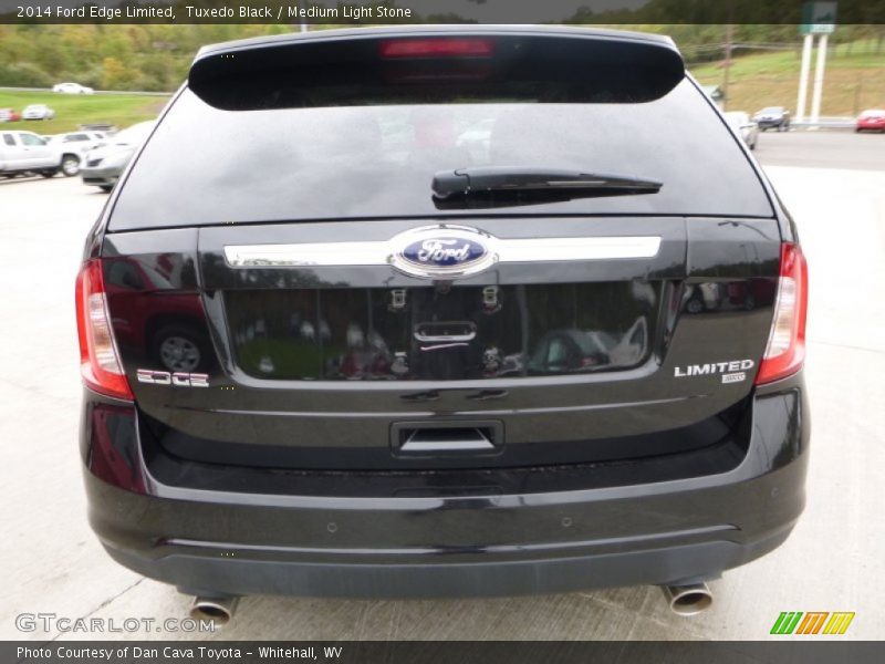 Tuxedo Black / Medium Light Stone 2014 Ford Edge Limited