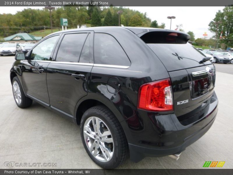 Tuxedo Black / Medium Light Stone 2014 Ford Edge Limited