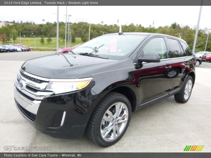 Tuxedo Black / Medium Light Stone 2014 Ford Edge Limited