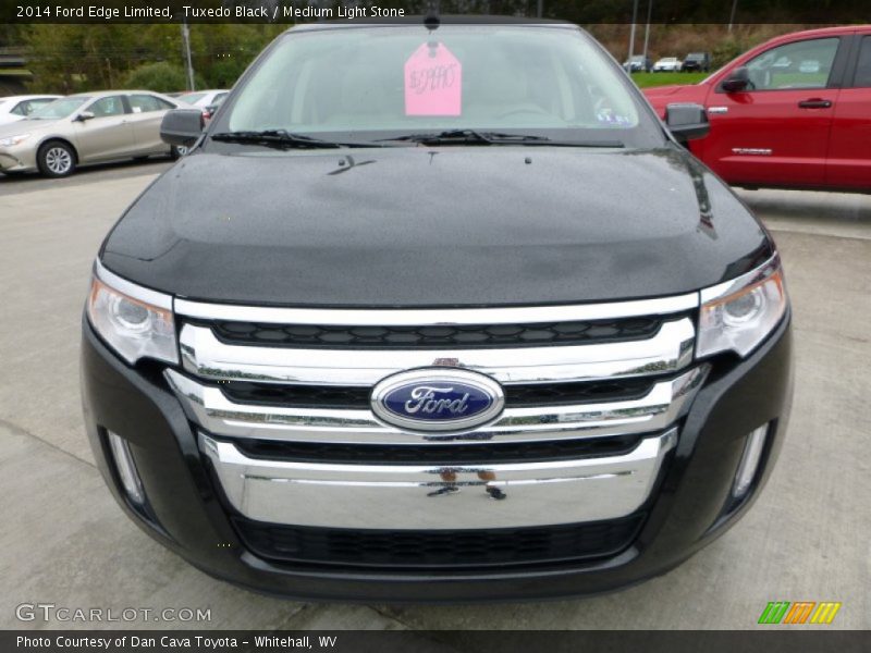 Tuxedo Black / Medium Light Stone 2014 Ford Edge Limited
