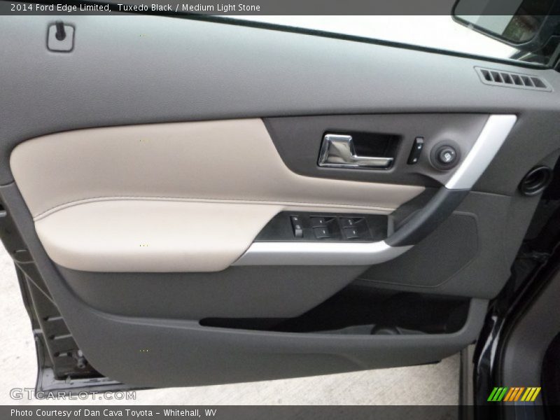Tuxedo Black / Medium Light Stone 2014 Ford Edge Limited