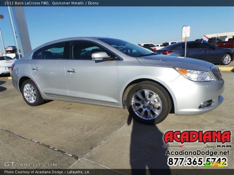 Quicksilver Metallic / Ebony 2013 Buick LaCrosse FWD