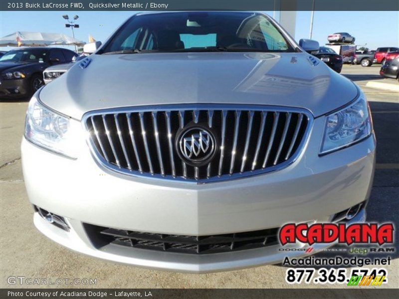 Quicksilver Metallic / Ebony 2013 Buick LaCrosse FWD