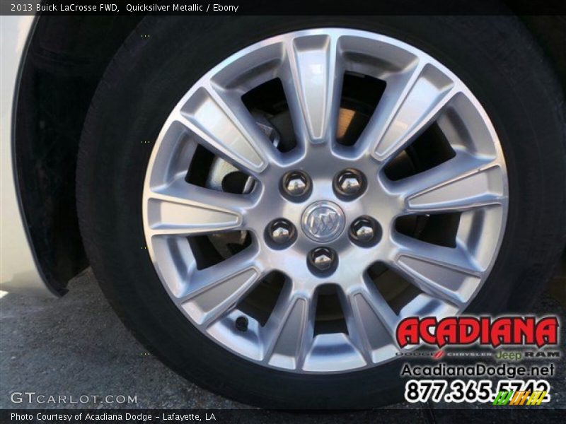 Quicksilver Metallic / Ebony 2013 Buick LaCrosse FWD