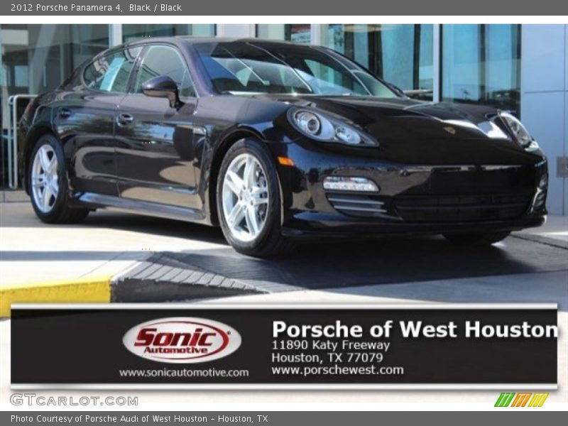 Black / Black 2012 Porsche Panamera 4