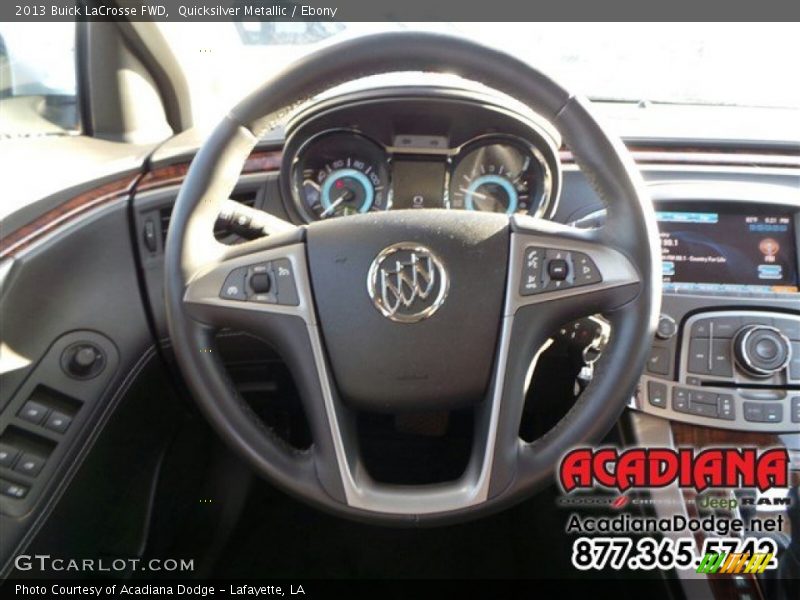 Quicksilver Metallic / Ebony 2013 Buick LaCrosse FWD