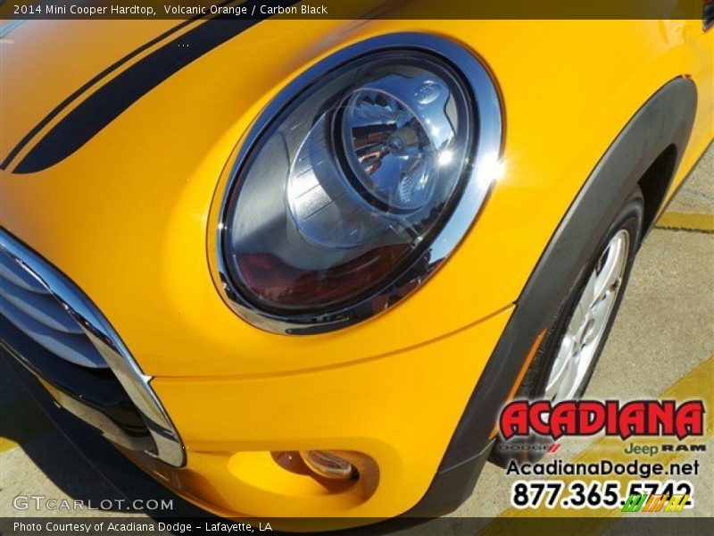 Volcanic Orange / Carbon Black 2014 Mini Cooper Hardtop