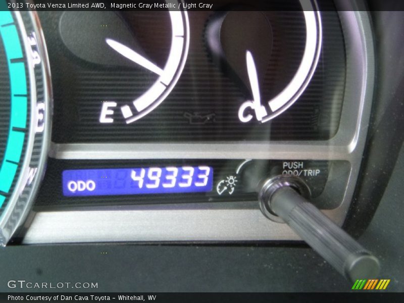 Magnetic Gray Metallic / Light Gray 2013 Toyota Venza Limited AWD