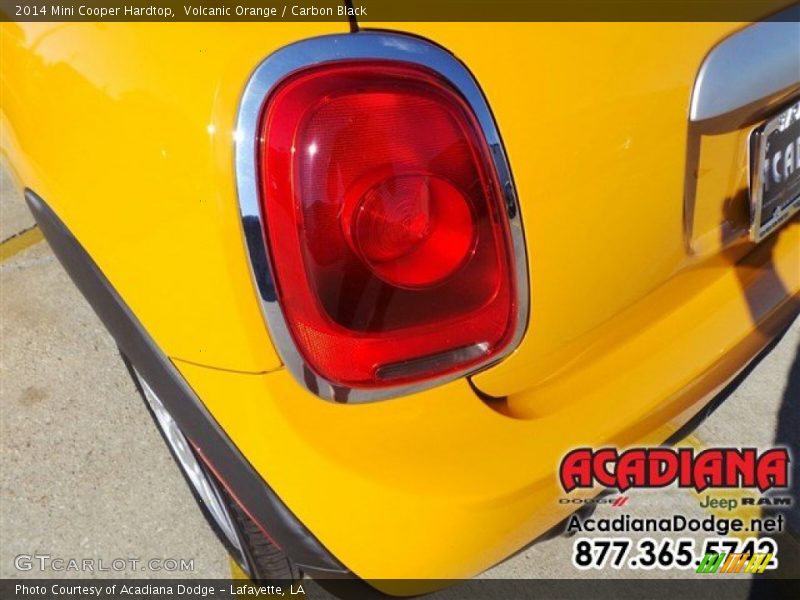 Volcanic Orange / Carbon Black 2014 Mini Cooper Hardtop