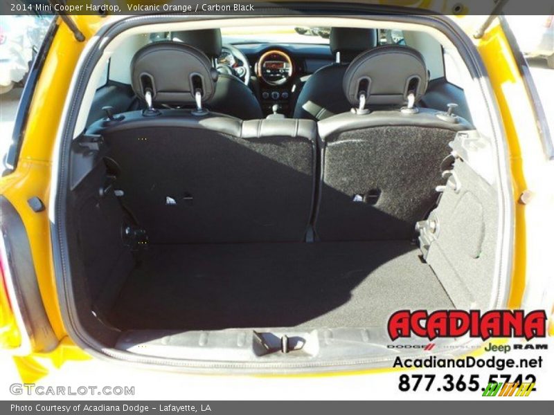 Volcanic Orange / Carbon Black 2014 Mini Cooper Hardtop