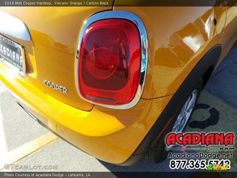 Volcanic Orange / Carbon Black 2014 Mini Cooper Hardtop