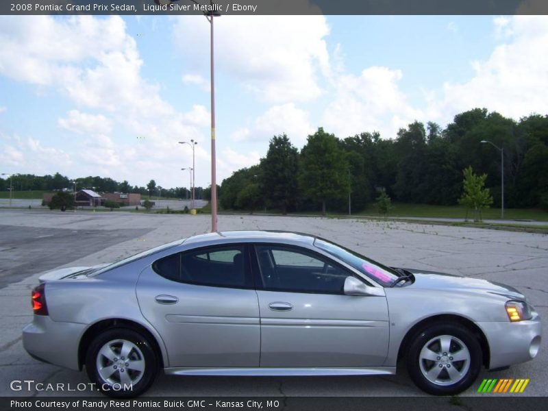Liquid Silver Metallic / Ebony 2008 Pontiac Grand Prix Sedan