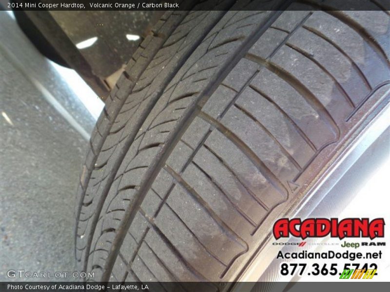 Volcanic Orange / Carbon Black 2014 Mini Cooper Hardtop