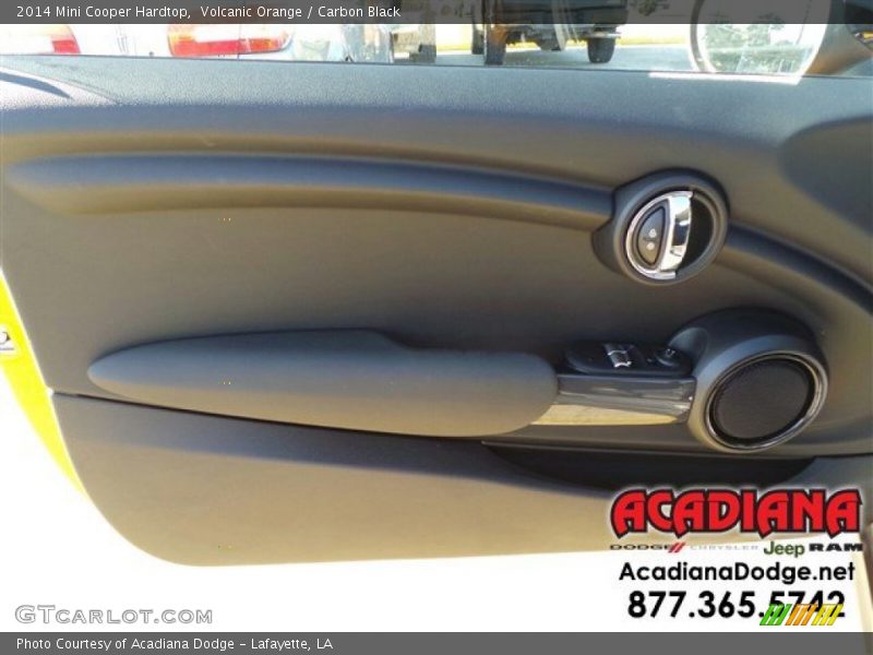 Volcanic Orange / Carbon Black 2014 Mini Cooper Hardtop