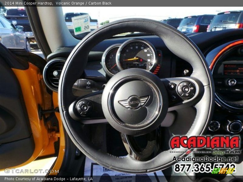 Volcanic Orange / Carbon Black 2014 Mini Cooper Hardtop