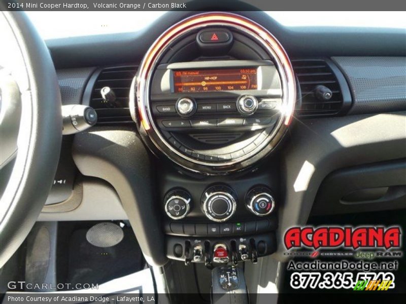 Volcanic Orange / Carbon Black 2014 Mini Cooper Hardtop