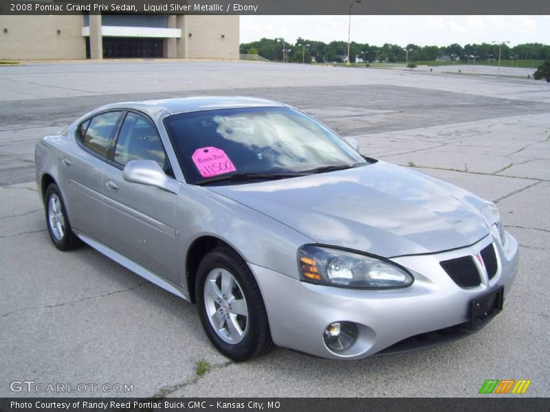 Liquid Silver Metallic / Ebony 2008 Pontiac Grand Prix Sedan