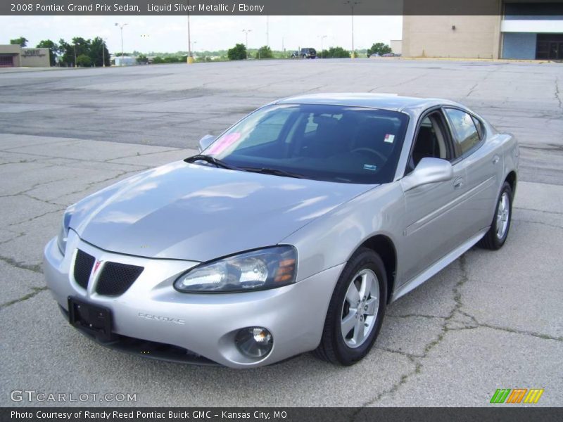 Liquid Silver Metallic / Ebony 2008 Pontiac Grand Prix Sedan