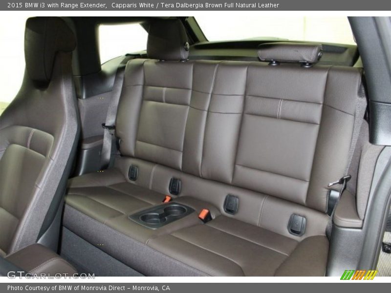 Rear Seat of 2015 i3 with Range Extender