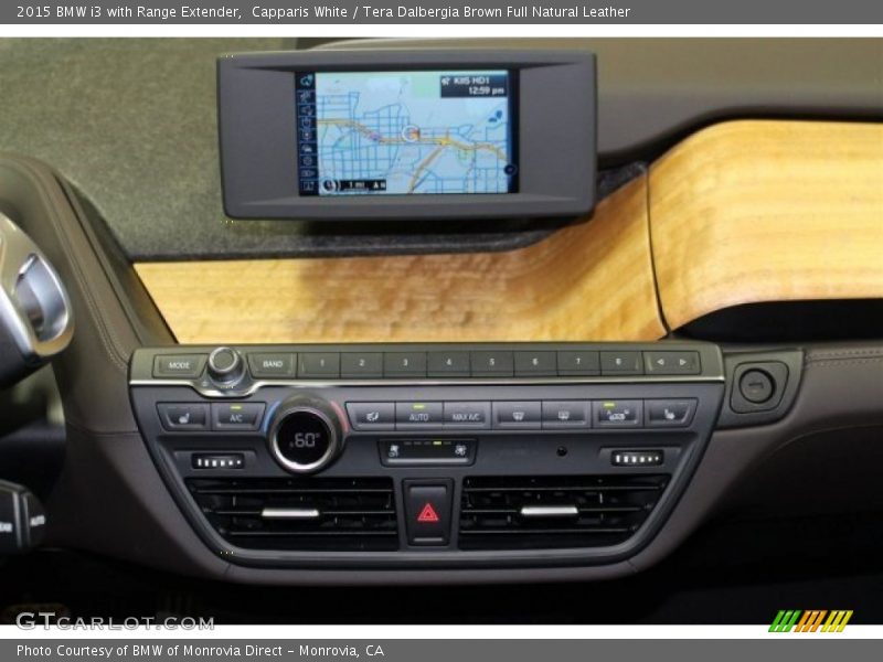 Controls of 2015 i3 with Range Extender