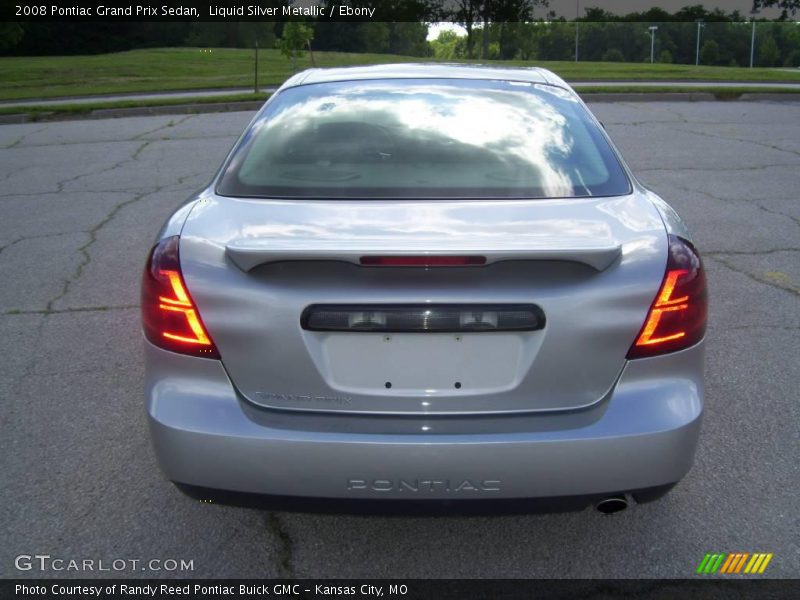 Liquid Silver Metallic / Ebony 2008 Pontiac Grand Prix Sedan