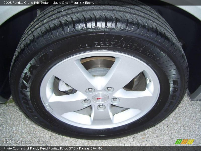 Liquid Silver Metallic / Ebony 2008 Pontiac Grand Prix Sedan
