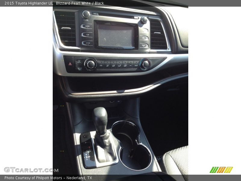 Blizzard Pearl White / Black 2015 Toyota Highlander LE