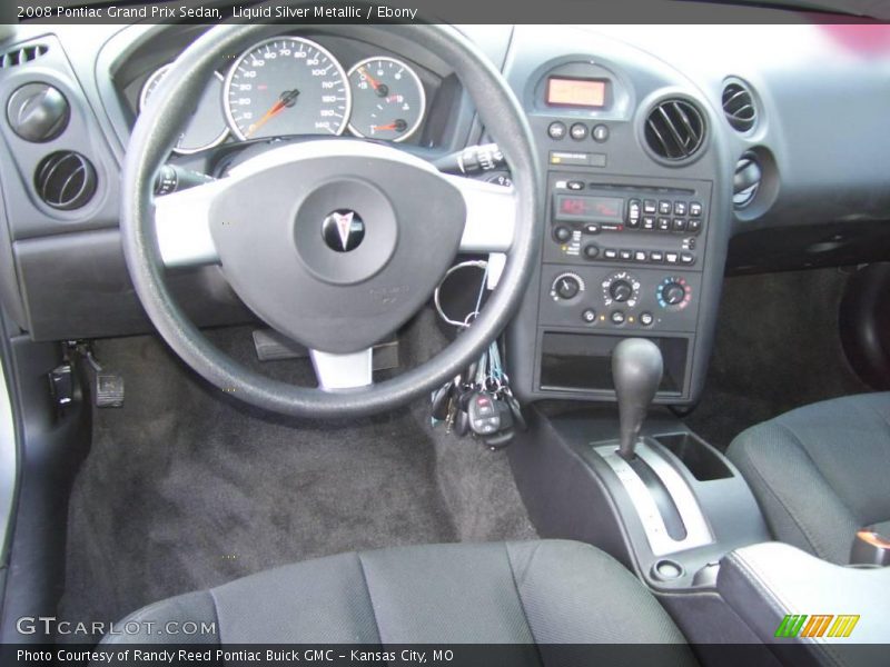 Liquid Silver Metallic / Ebony 2008 Pontiac Grand Prix Sedan