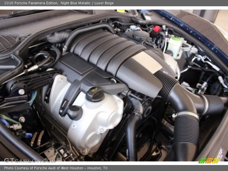  2016 Panamera Edition Engine - 3.6 Liter DFI DOHC 24-Valve VarioCam Plus V6
