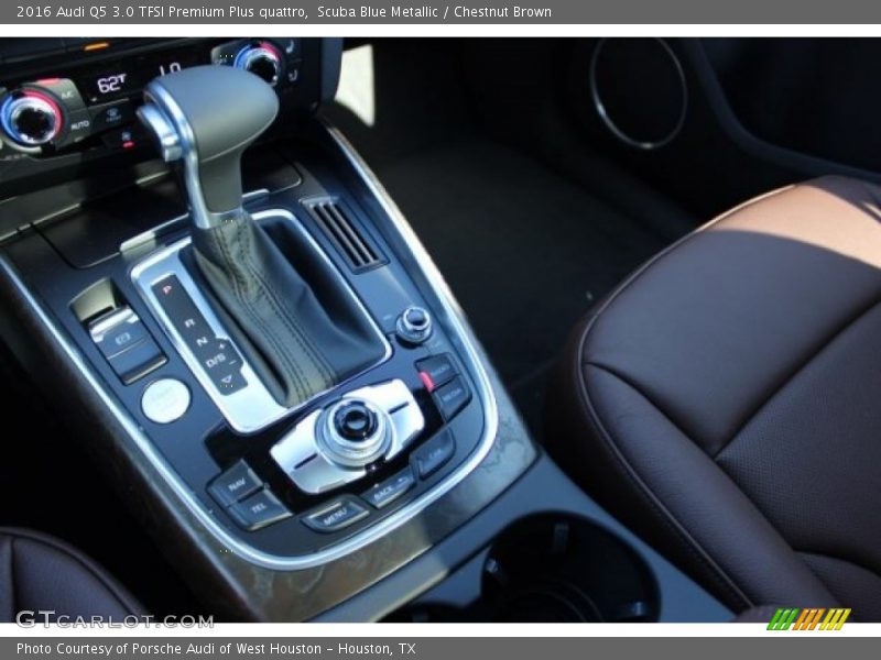 Scuba Blue Metallic / Chestnut Brown 2016 Audi Q5 3.0 TFSI Premium Plus quattro