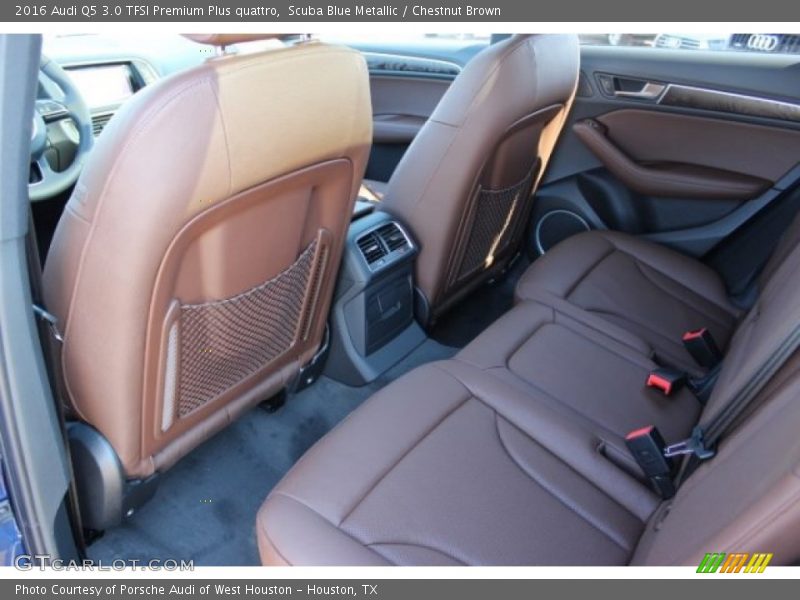 Scuba Blue Metallic / Chestnut Brown 2016 Audi Q5 3.0 TFSI Premium Plus quattro