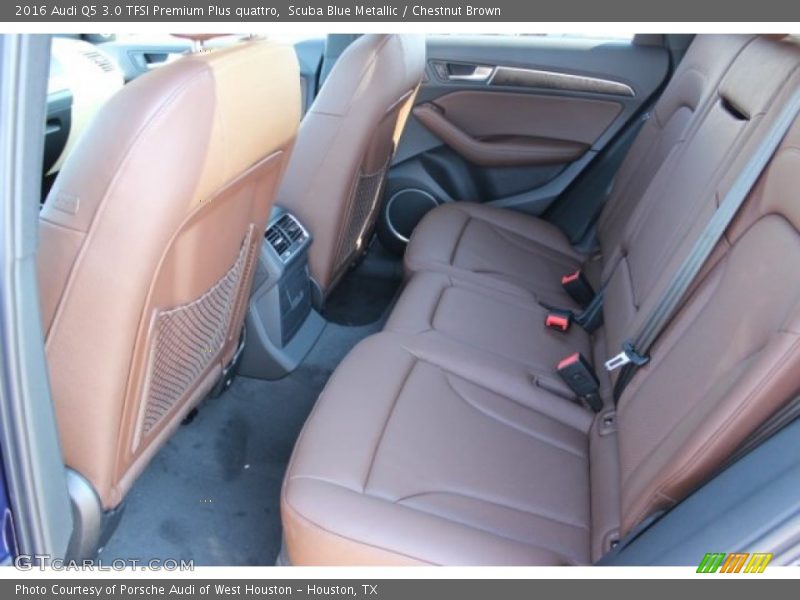 Scuba Blue Metallic / Chestnut Brown 2016 Audi Q5 3.0 TFSI Premium Plus quattro