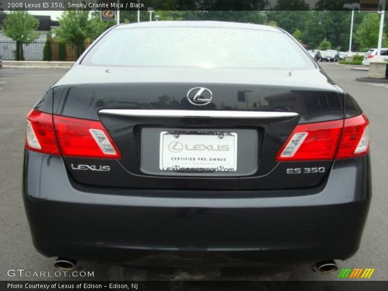 Smoky Granite Mica / Black 2008 Lexus ES 350