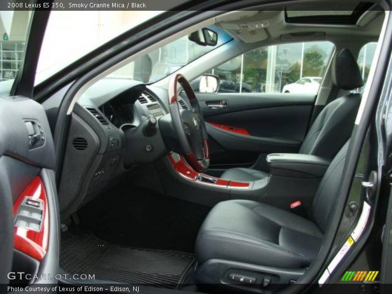 Smoky Granite Mica / Black 2008 Lexus ES 350