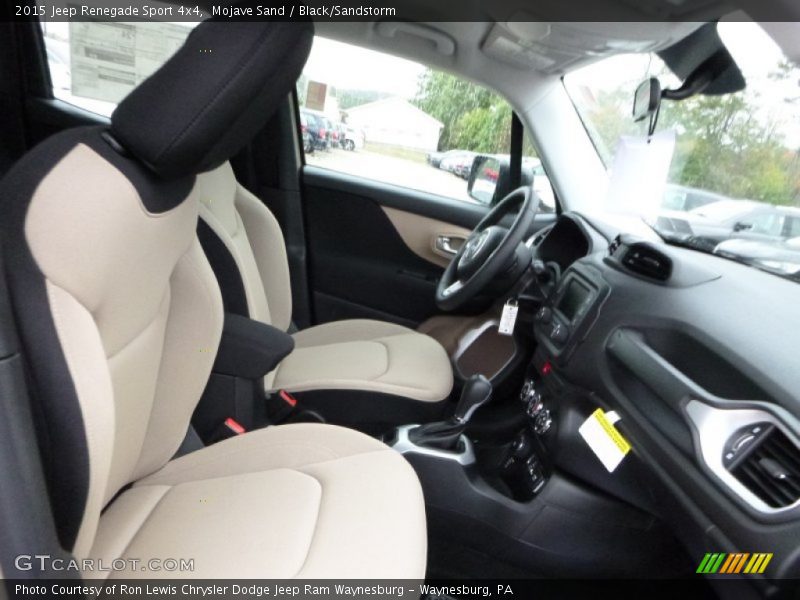 Front Seat of 2015 Renegade Sport 4x4