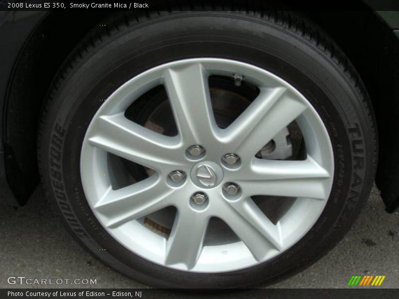Smoky Granite Mica / Black 2008 Lexus ES 350