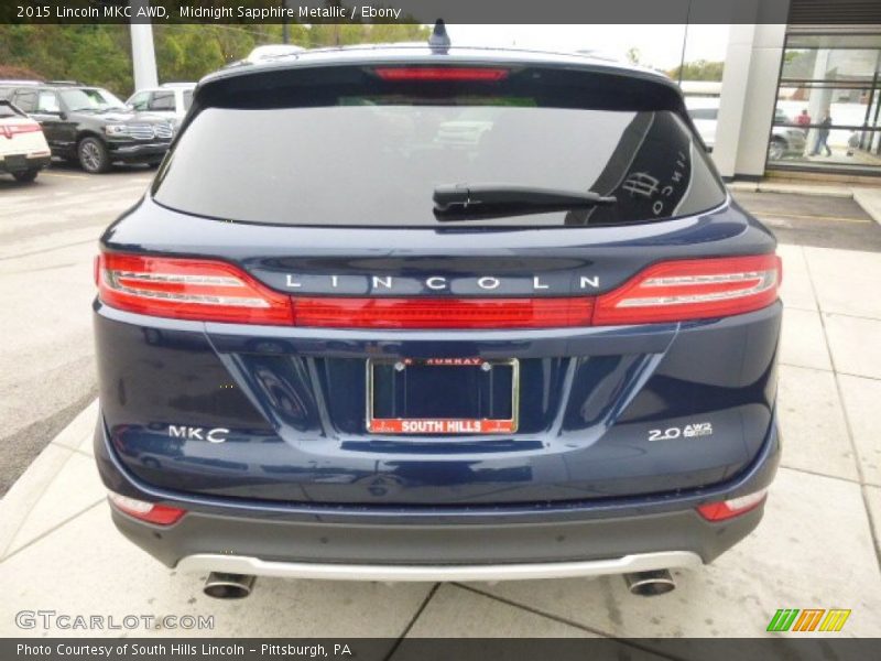 Midnight Sapphire Metallic / Ebony 2015 Lincoln MKC AWD