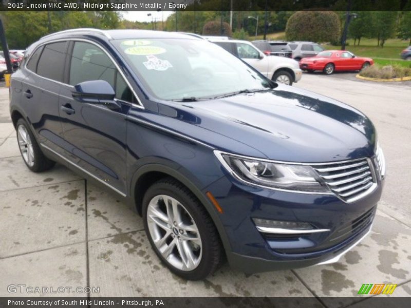 Midnight Sapphire Metallic / Ebony 2015 Lincoln MKC AWD