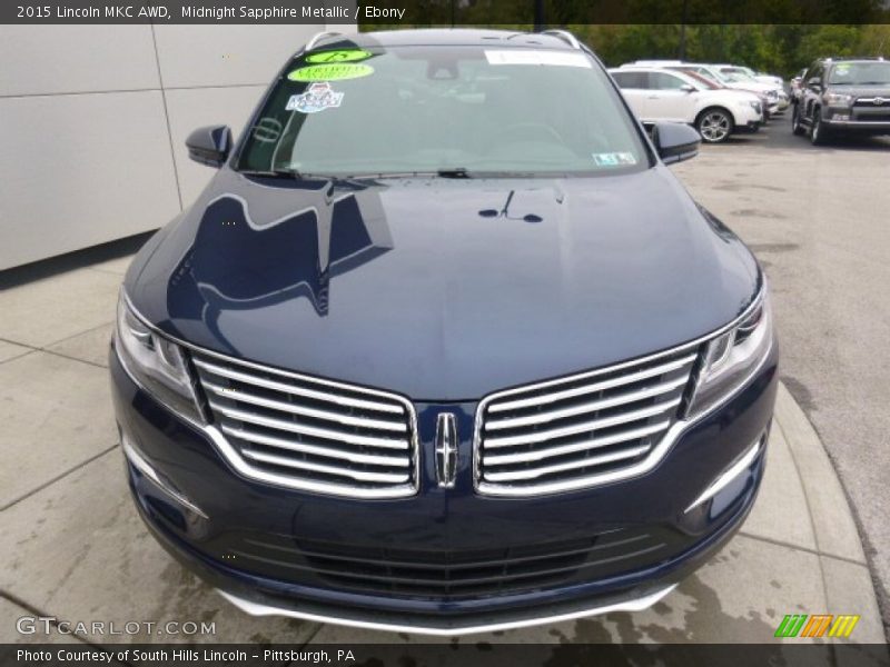 Midnight Sapphire Metallic / Ebony 2015 Lincoln MKC AWD