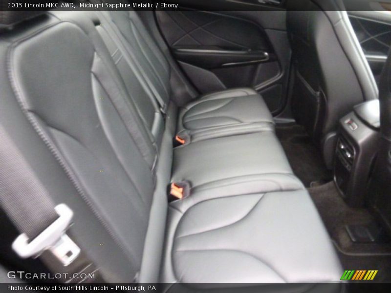Rear Seat of 2015 MKC AWD
